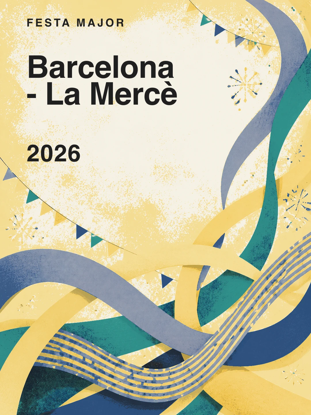 Portada editorial de la La Mercè · Barcelona · 2026