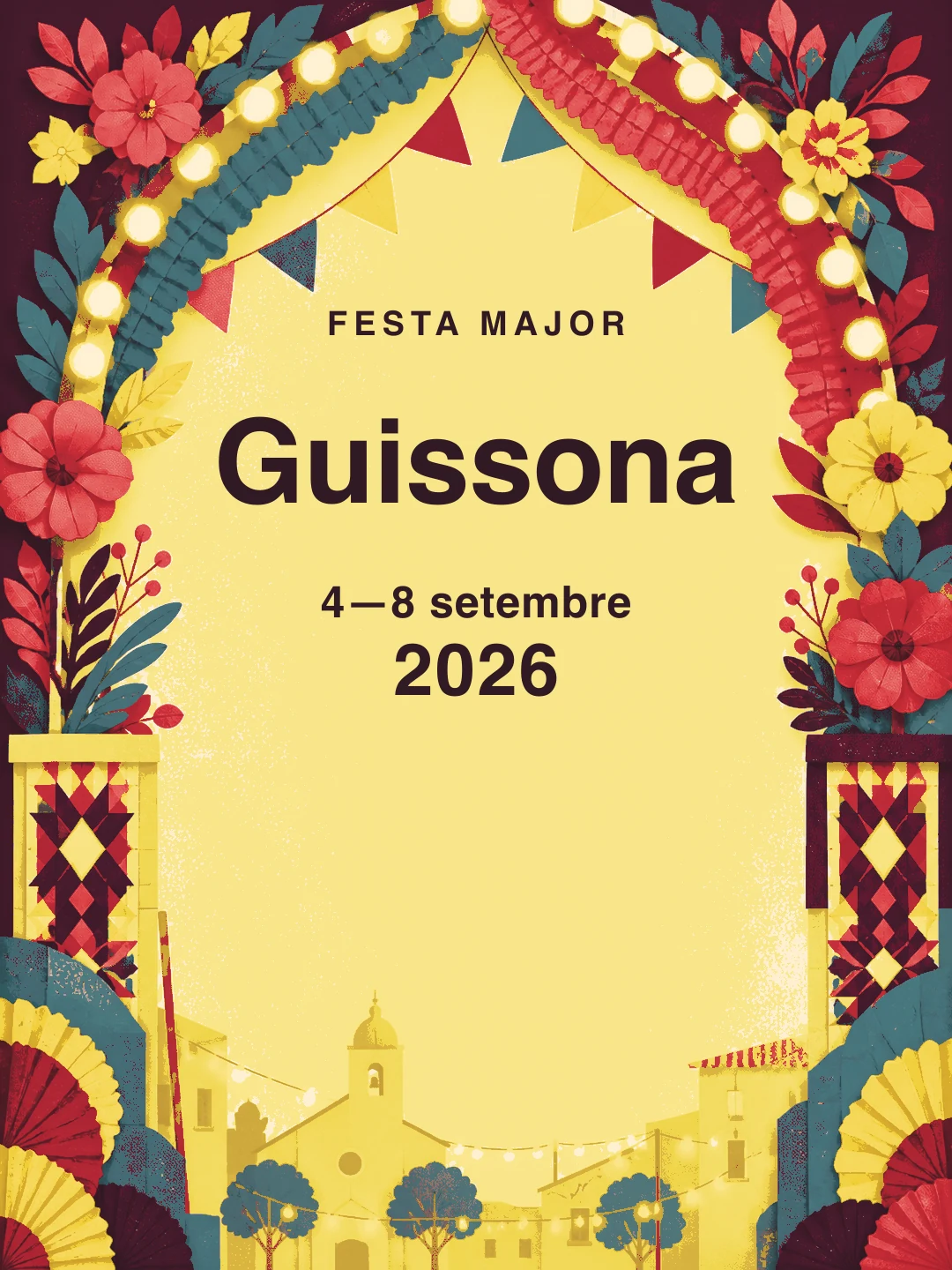 Portada editorial de la Festa Major de Guissona 2026