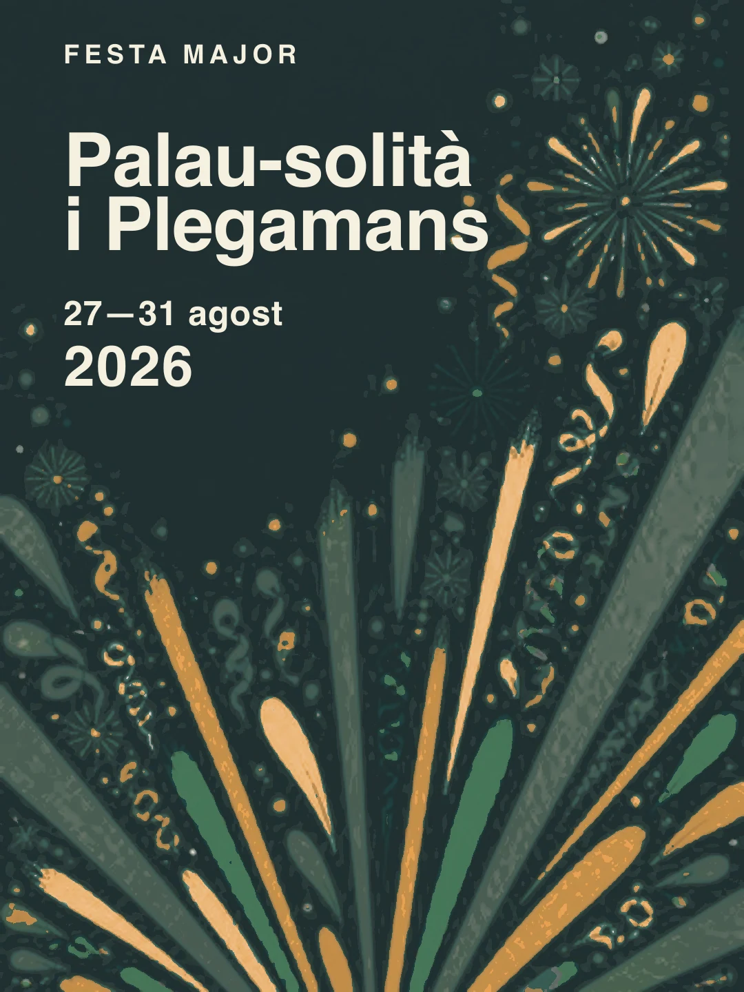 Cartell de la Festa Major de Palau-solità i Plegamans 2026