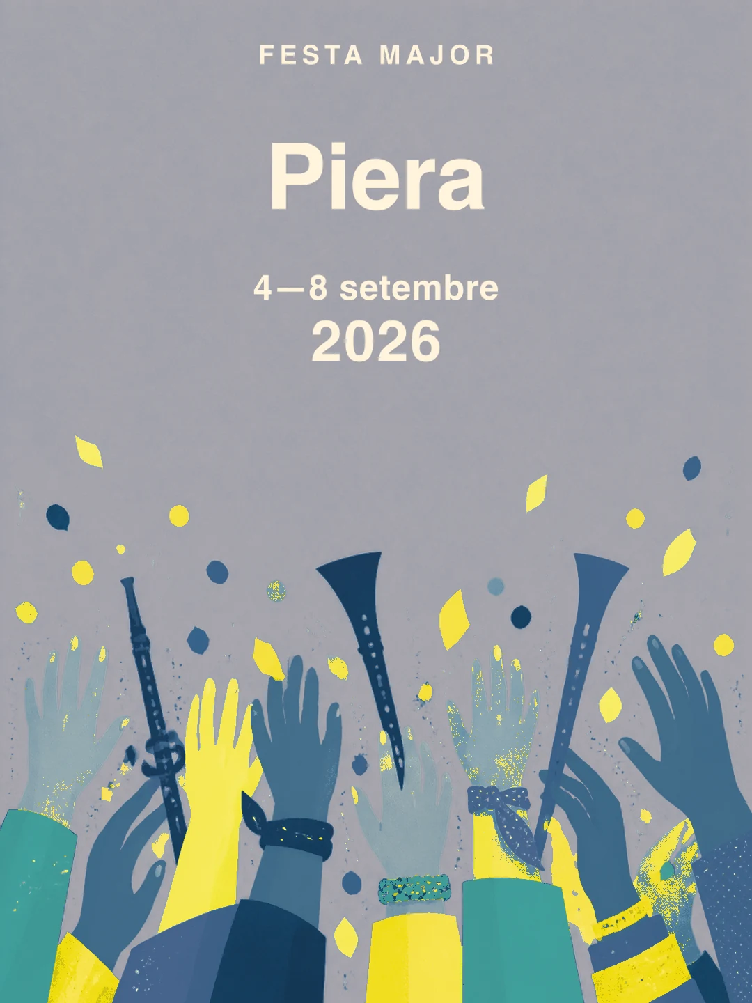 Portada editorial de la Festa Major de Piera 2026