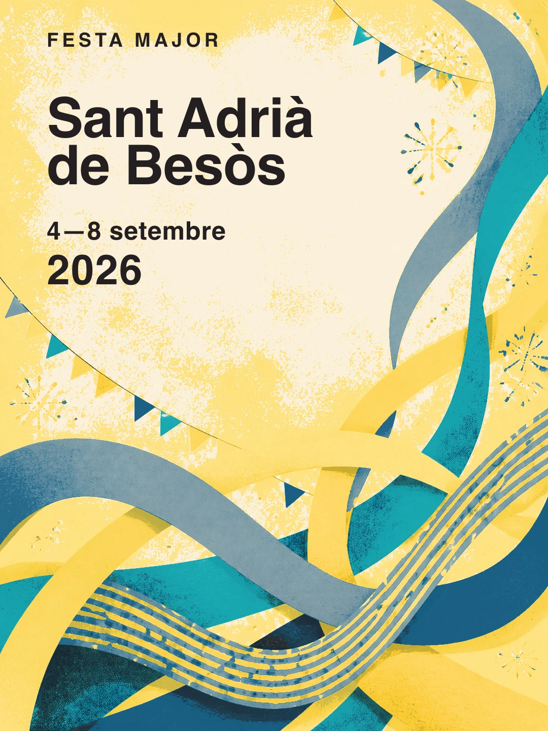 Cartell de la Festa Major de Sant Adrià de Besòs 2026