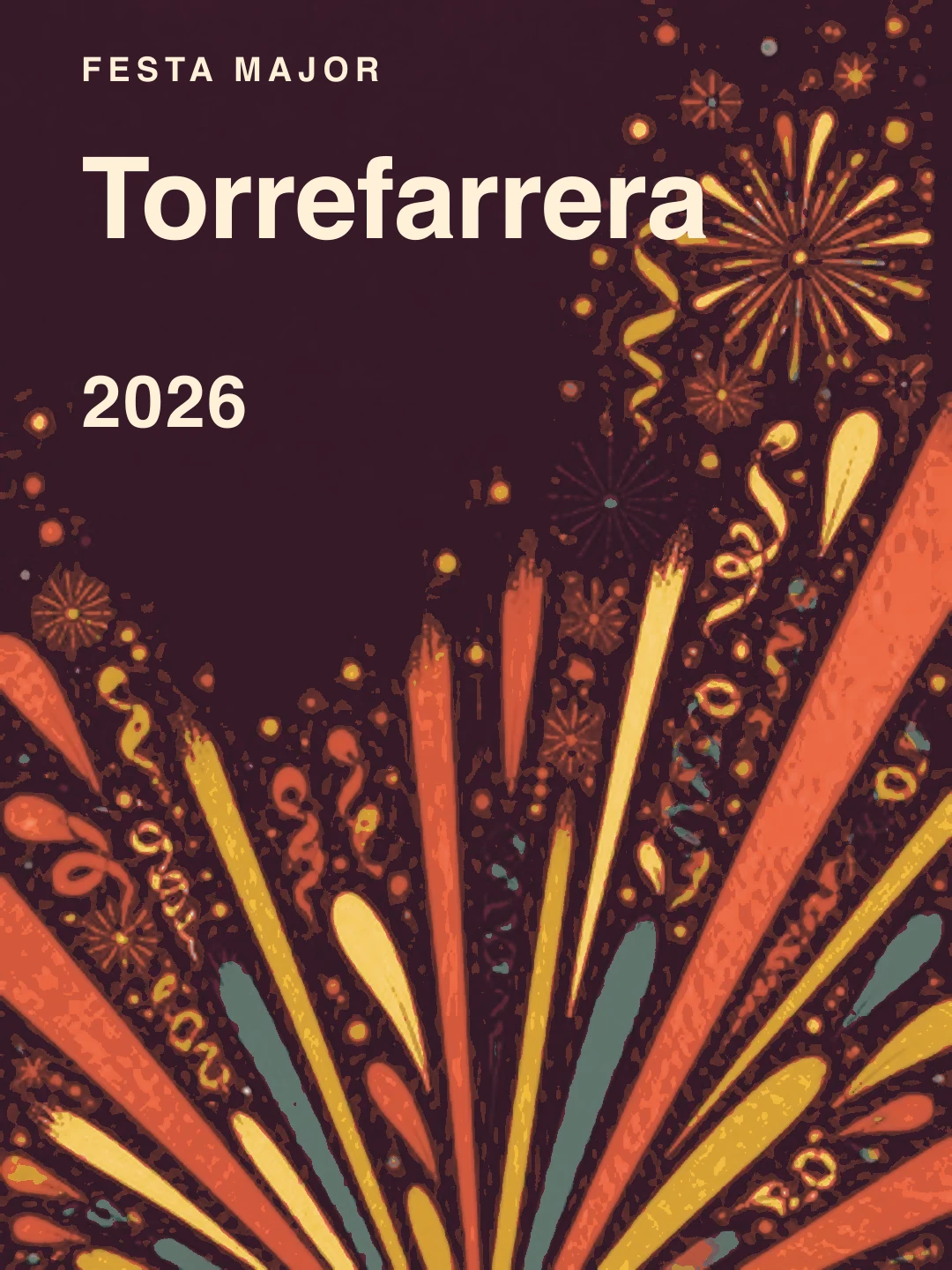 Portada editorial de la Festa Major de Torrefarrera 2026