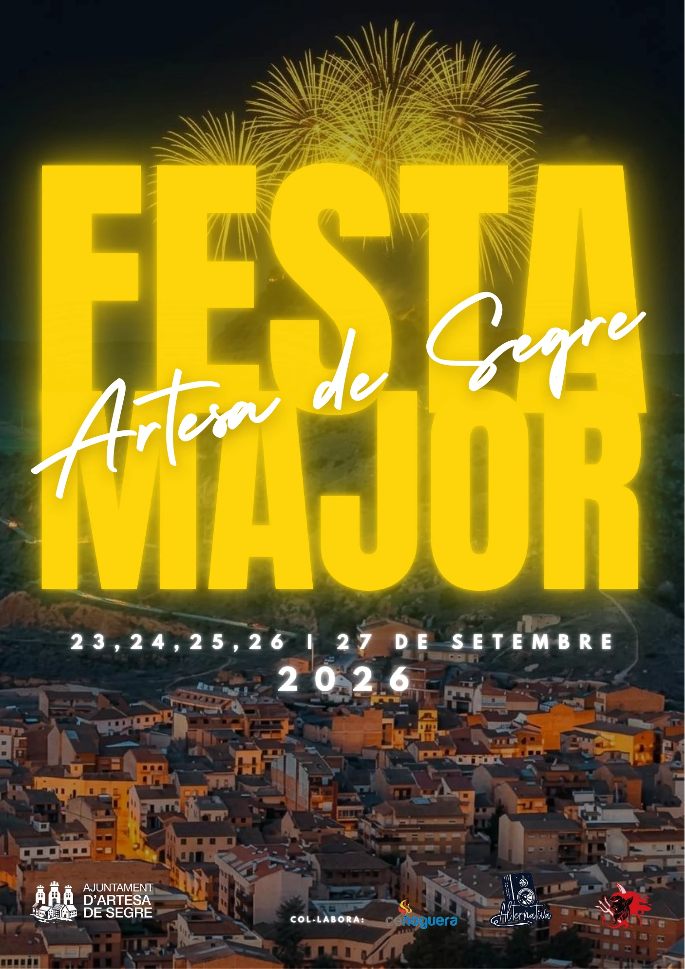 Cartell de la Festa Major de Artesa de Segre 2026
