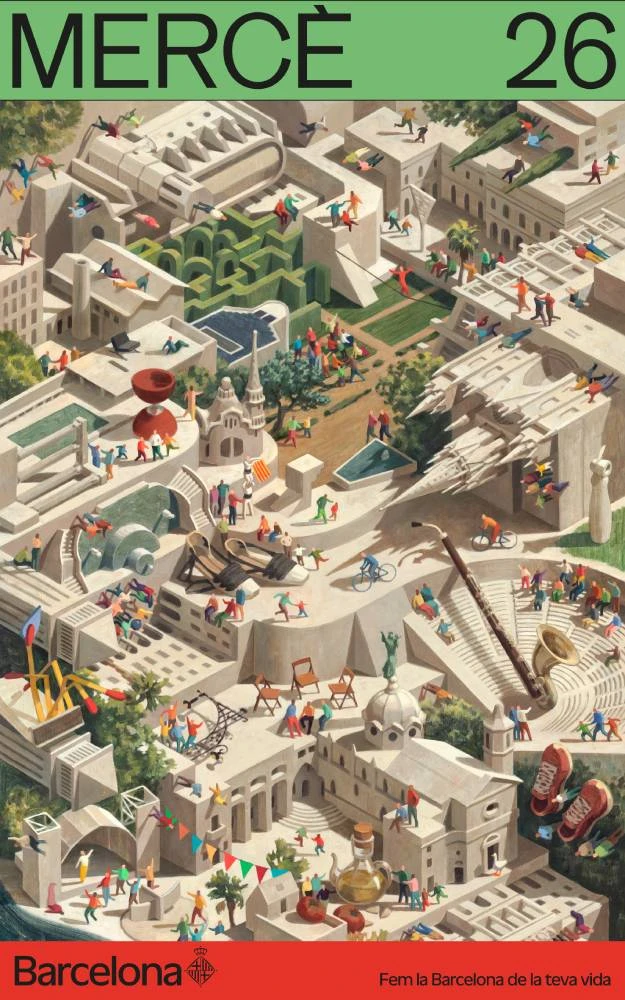 Cartell de la Festa Major de Barcelona 2026