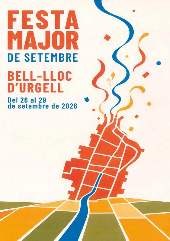 Cartell de Festa Major de Setembre · Bell-lloc d’Urgell · 2026