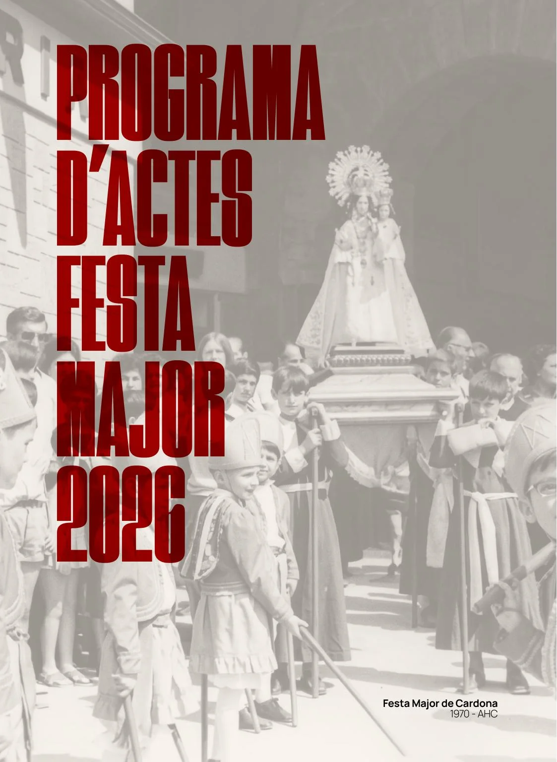 Cartell de la Festa Major de Cardona 2026