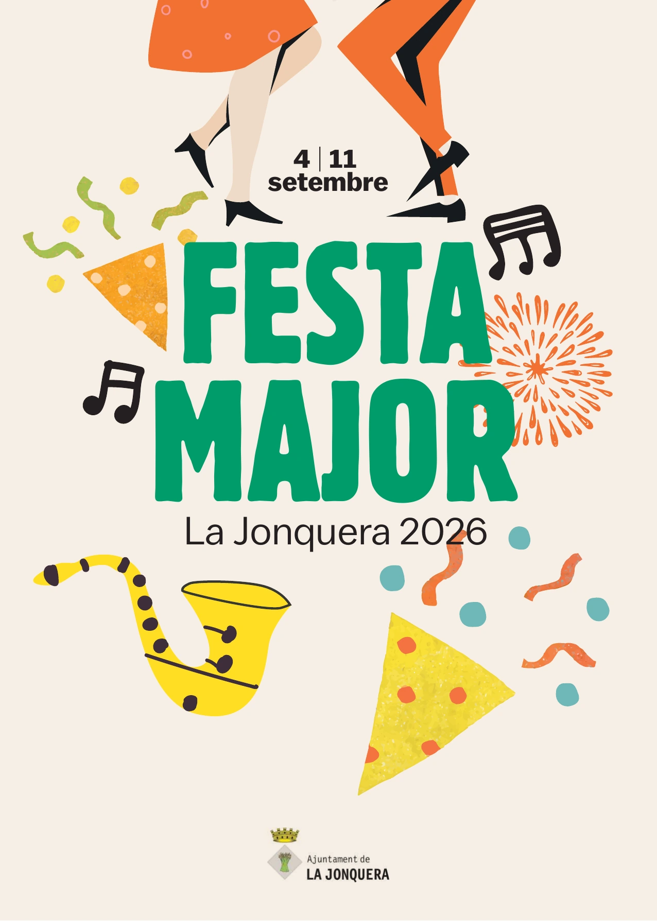 Cartell de la Festa Major de La Jonquera 2026