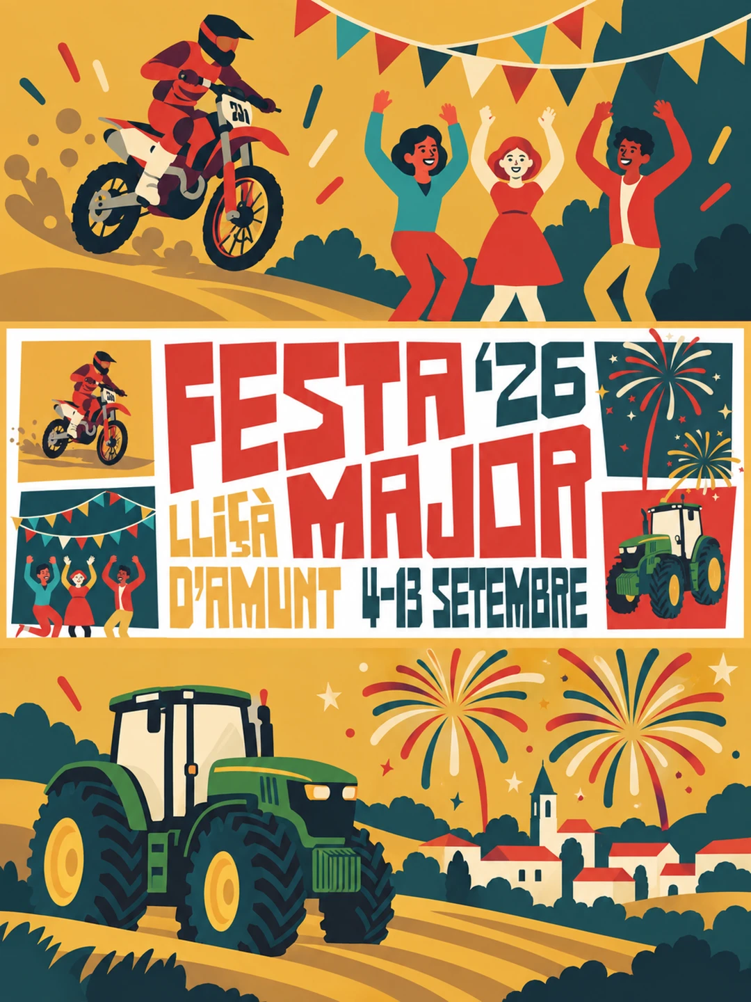 Cartell de la Festa Major de Lliçà d’Amunt 2026
