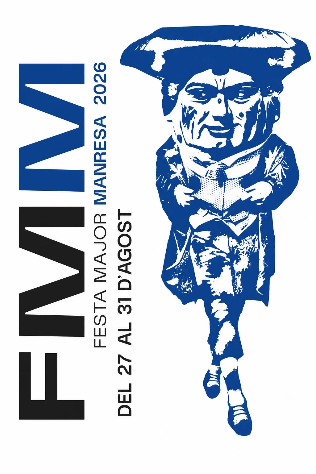 Cartell de la Festa Major de Manresa 2026, sense logotips institucionals