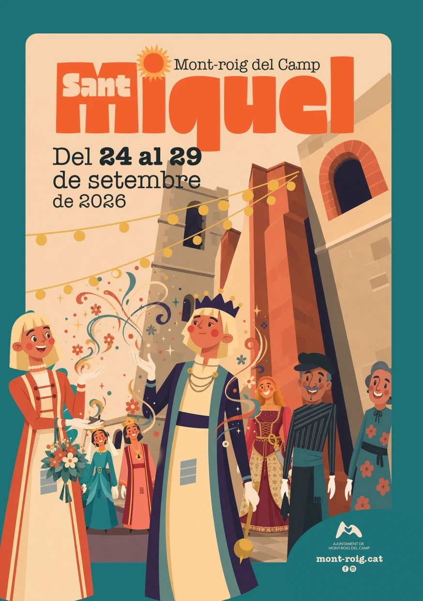 Cartell de Festa Major de Sant Miquel · Mont-roig del Camp · 2026