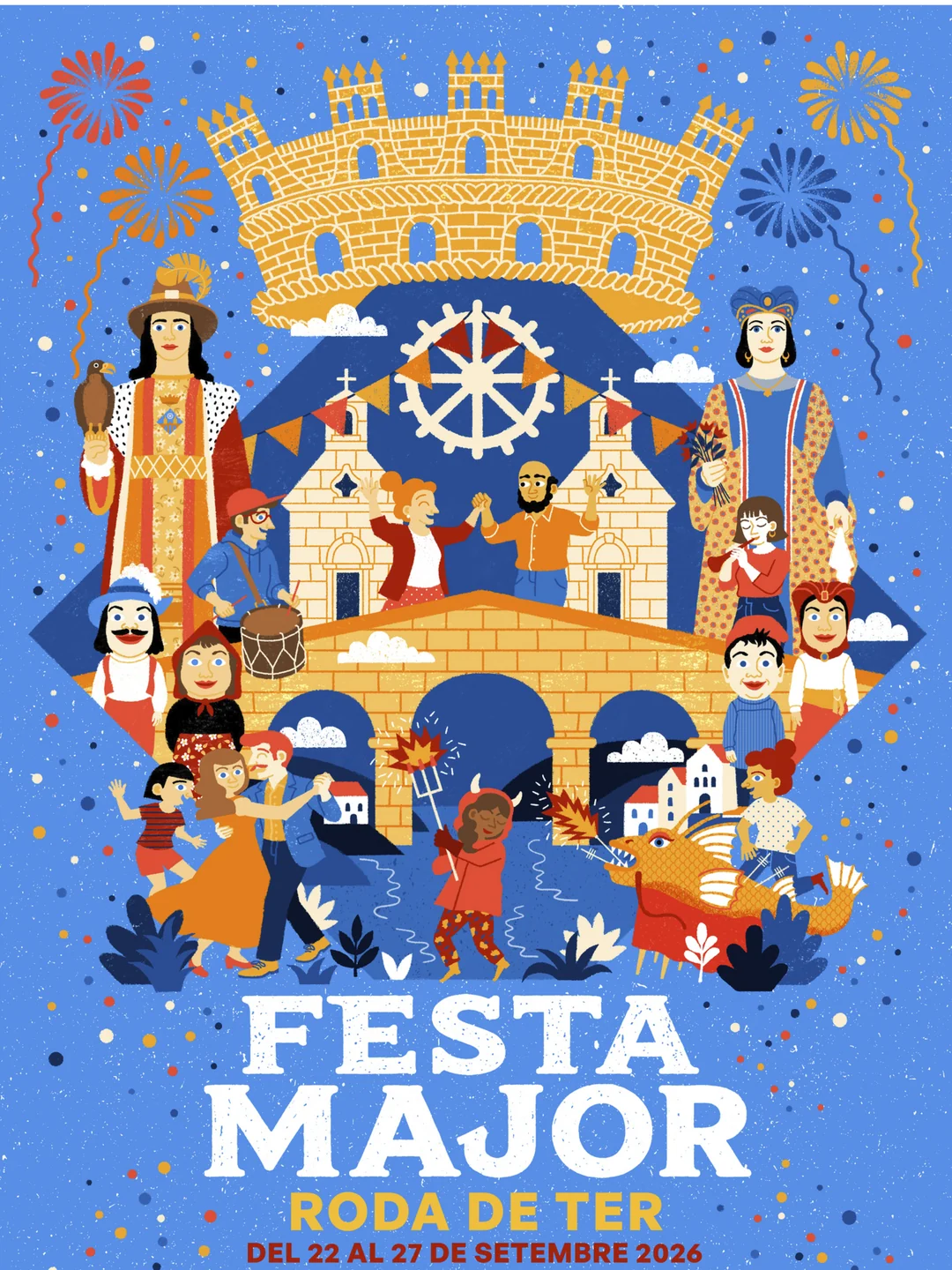 Cartell de la Festa Major de Roda de Ter 2026