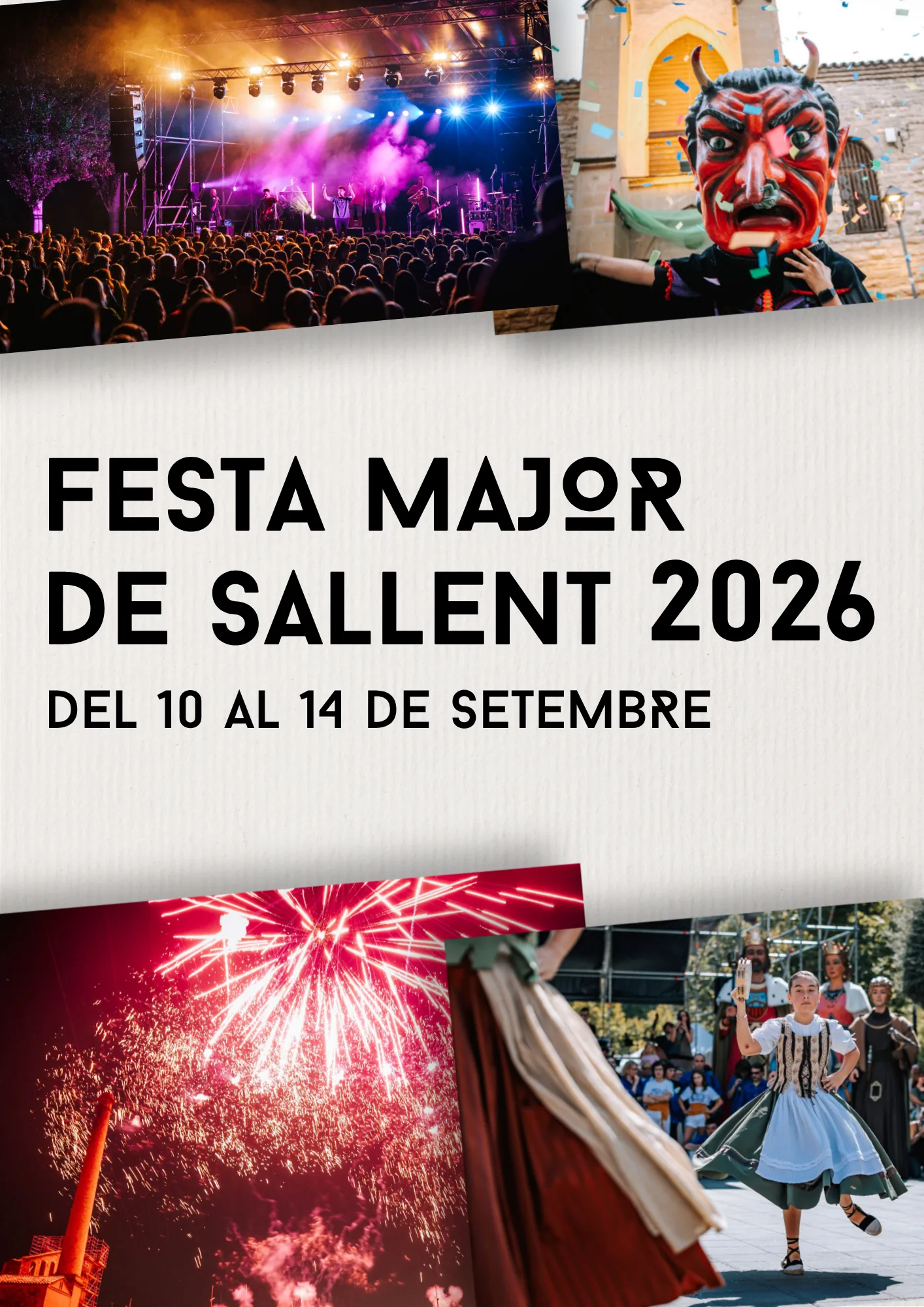 Cartell de la Festa Major de Sallent 2026