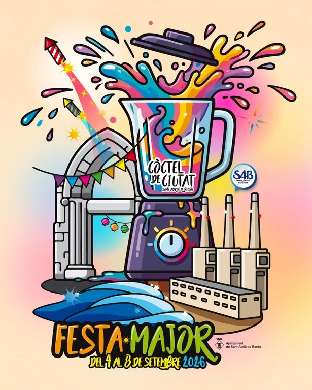 Cartell de la Festa Major de Sant Adrià de Besòs 2026