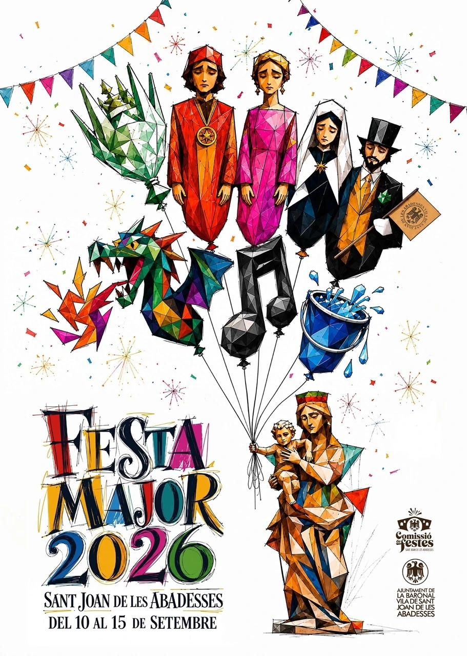 Cartell de la Festa Major de Sant Joan de les Abadesses 2026