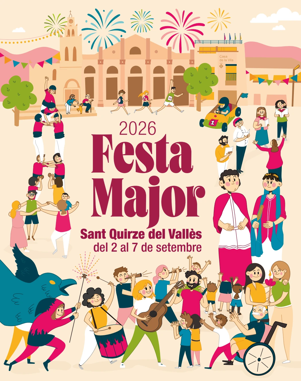 Cartell de la Festa Major de Sant Quirze del Vallès 2026