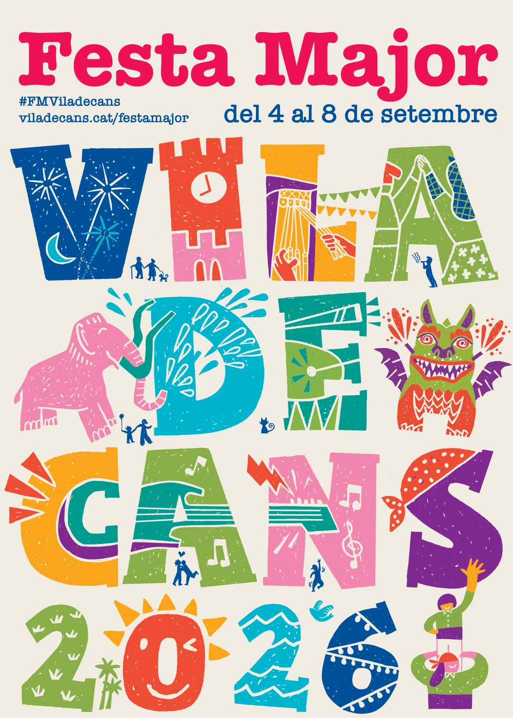 Cartell de la Festa Major de Viladecans 2026